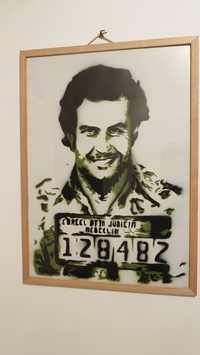 Tablou cu Pablo Escobar