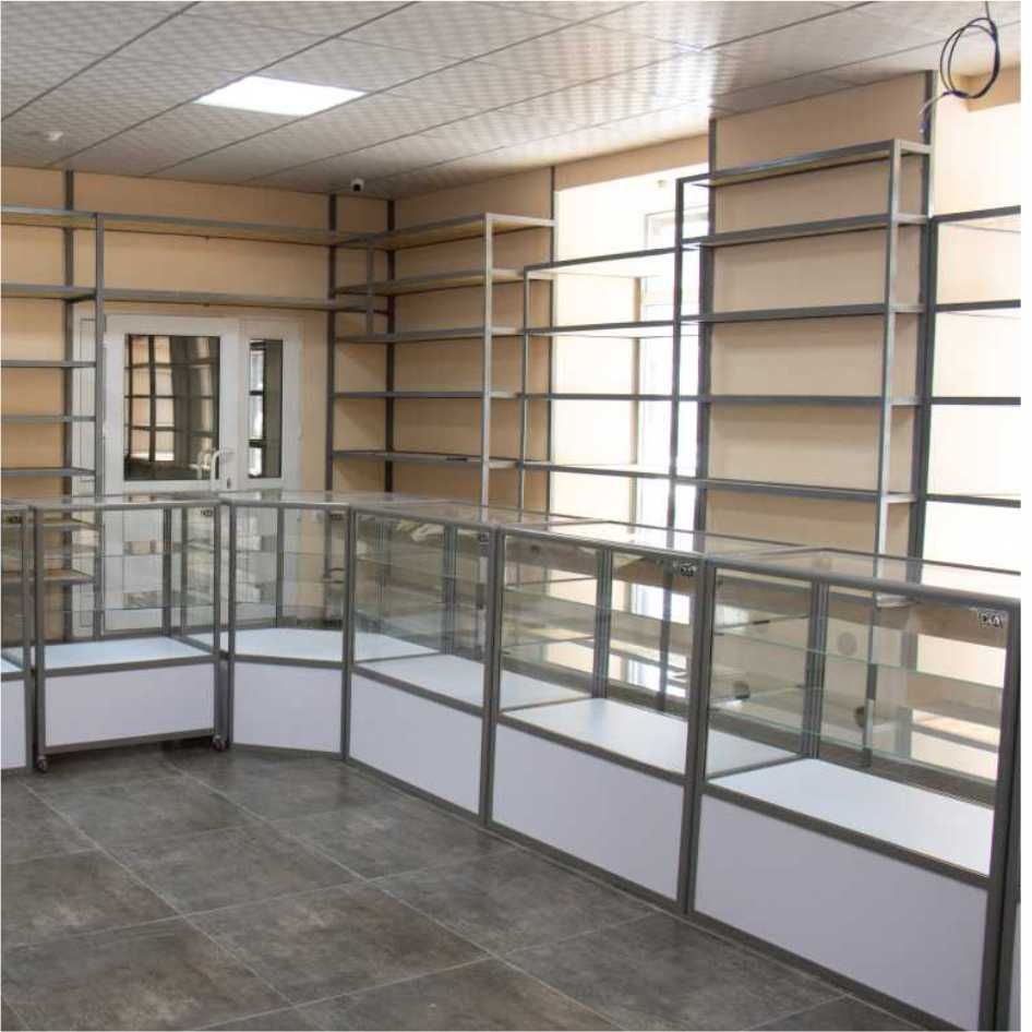 Прилавок витрина, витрина стеклянная, оборудование для магазина pavp