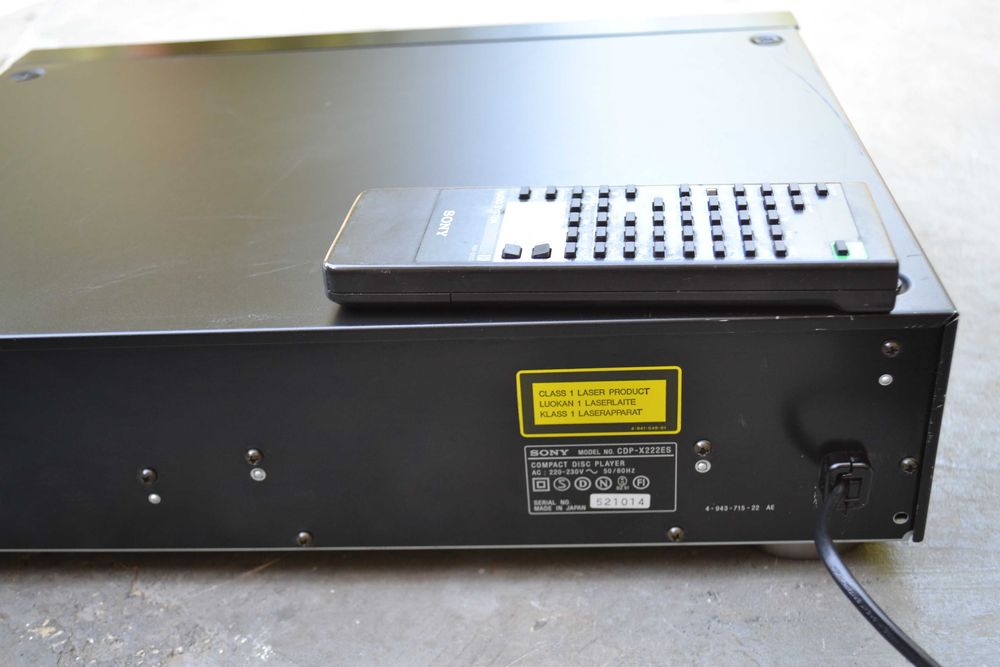 CD PLAYER Sony CDP-X 222 ES cu telecomanda