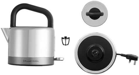 Нова Бърза Електрическа Кана Russell Hobbs Luna 1.7 Неръждаема Стомана