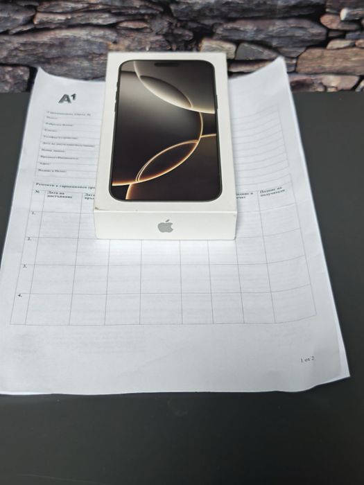 НОВ Iphone 16 Pro Max 256GB Natural 24м. ГАРАНЦИЯ