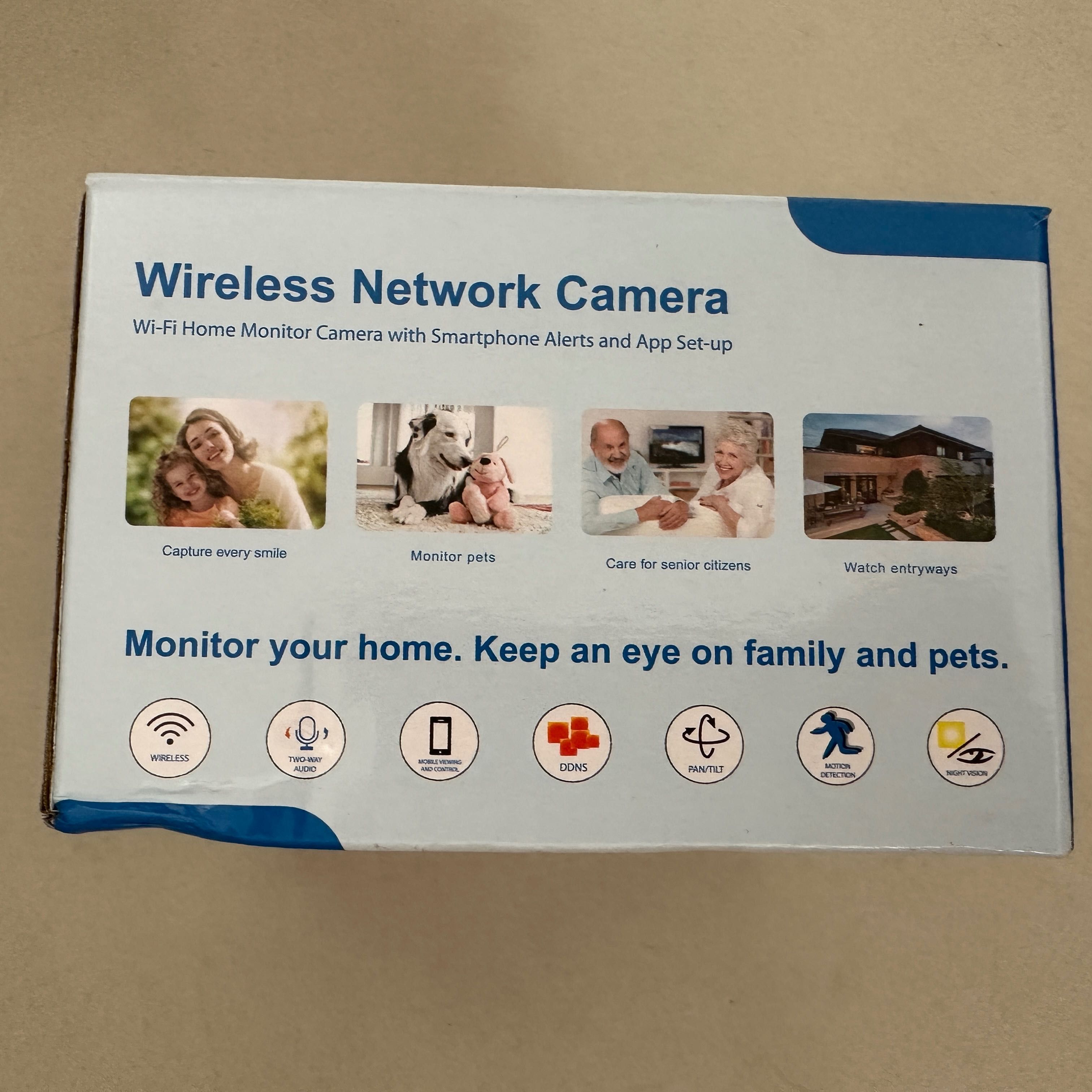 WiFi камера за наблюдение охранителна камера wi-fi 360