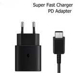 Incarcator Fast Charger 22.5W si Cablu C Black Compatibil Samsung
