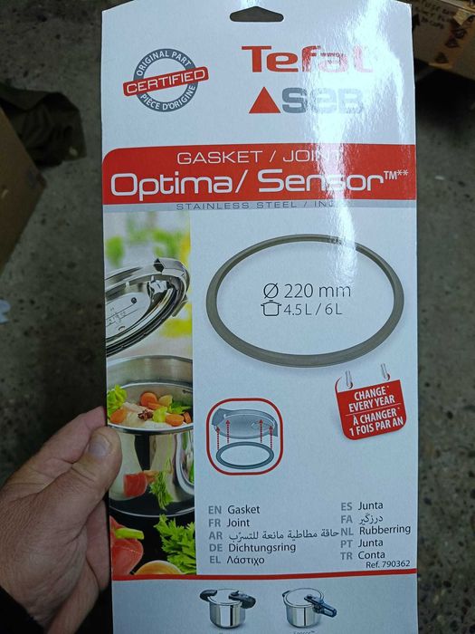 Garnitură pentru oala sub presiune SEB/TEFAL Sensor/Optima 4,5-6 litri