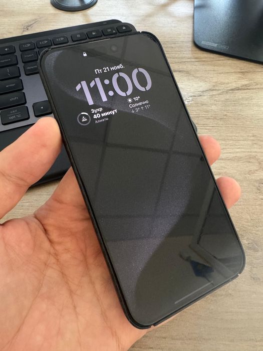 Iphone 15 pro max 256 gb, black titanium