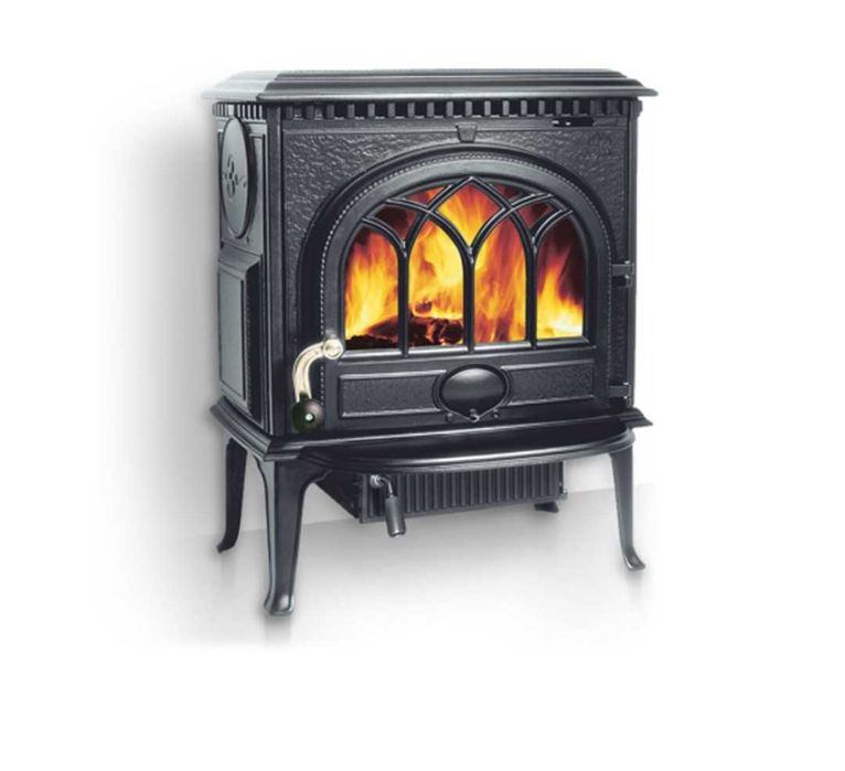 Чугунена камина печка на дърва!