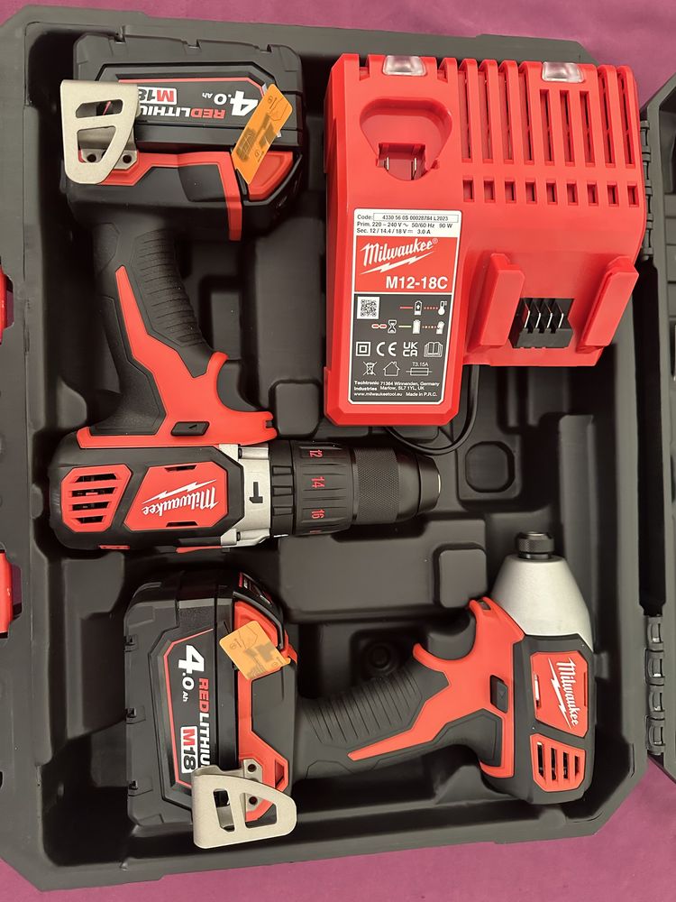 Milwaukee M18 pack impact si filetanta