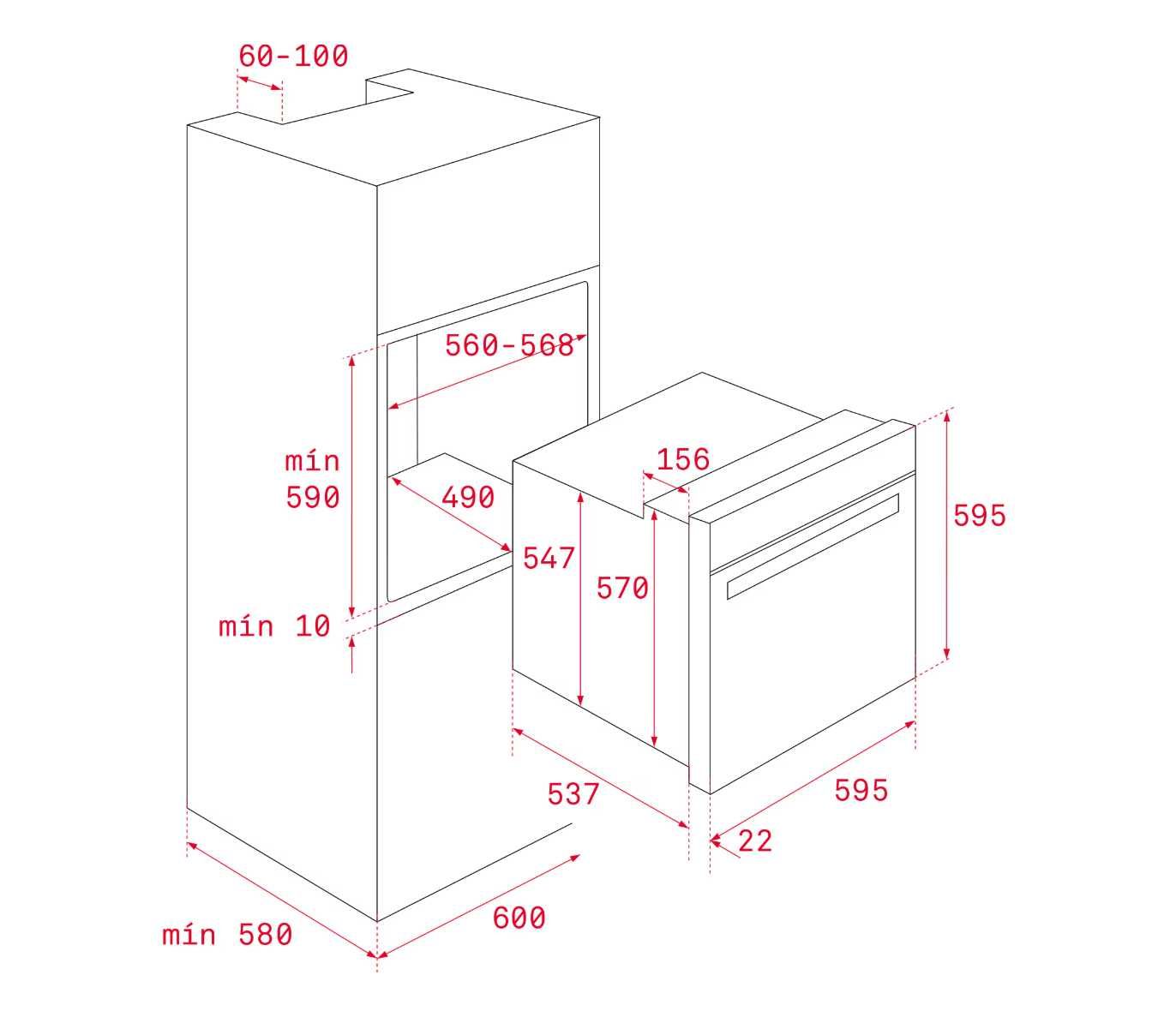 Фурна за вграждане Teka HSB 630 WHITE, 23 месеца гаранция,70 л,Клас A+
