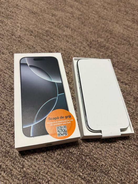 Iphone 16 pro max silver titanium 256 gb