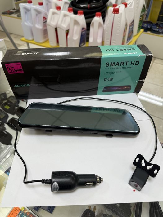 Регистратор с камерой заднего вида автомобильный зеркало заднего вида