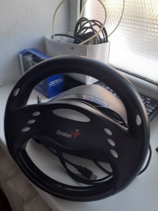 Руль, Genius для пк, без Педалей и ручника