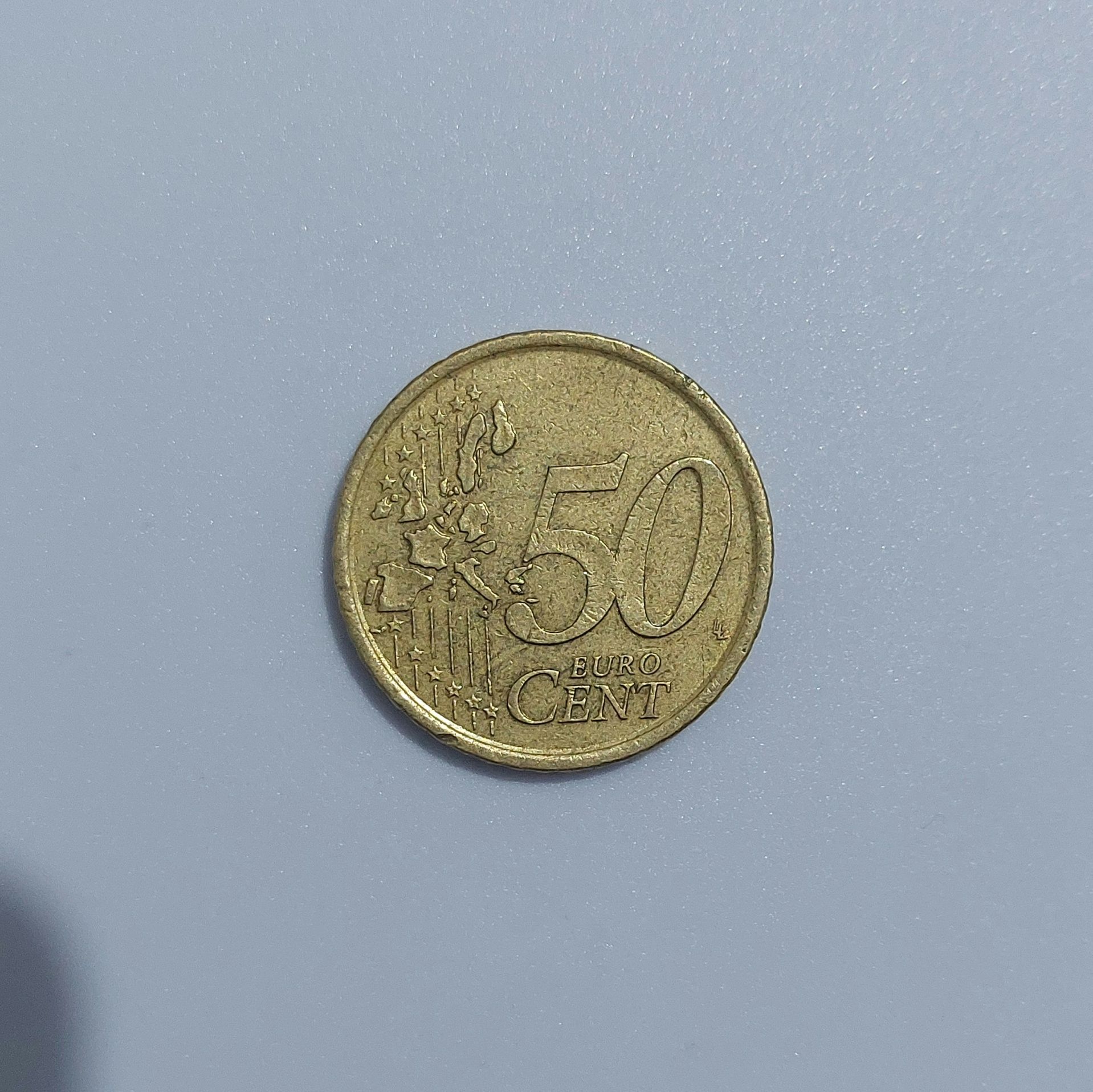 Moneda 50 euro cent , Cervantes , anului 2000 , 1000 euro
