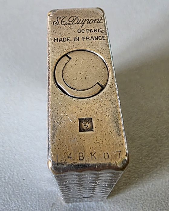 Bricheta S.T. Dupont de Paris Ligne 1 cutie si acte 1982