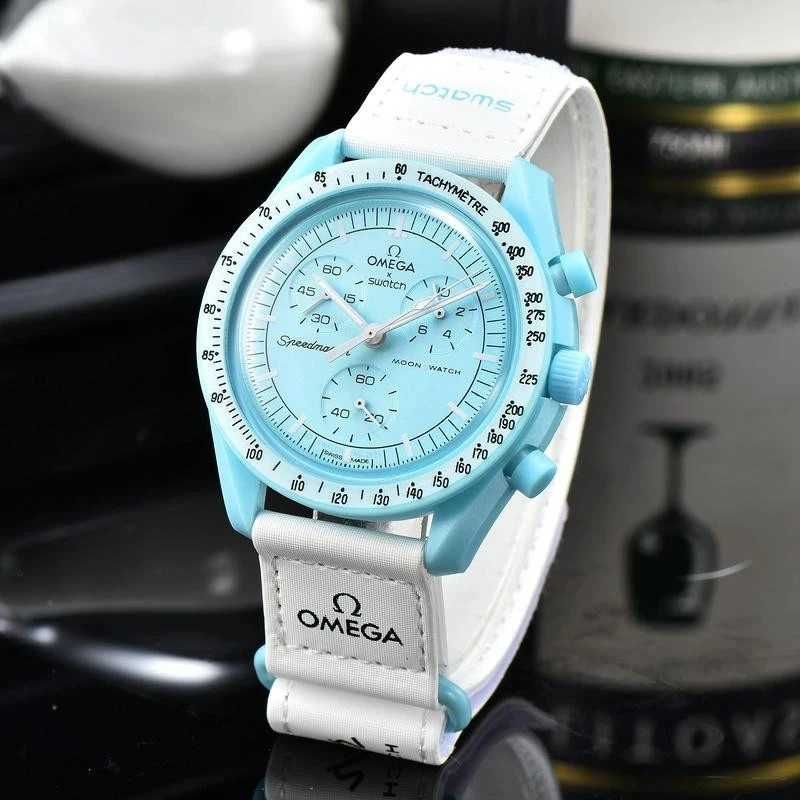 Ceas SWATCH X OMEGA MISSION TO URANUS Chronograf Superb Nou 2025 !!