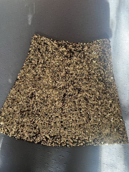 Пола с пайети Zara