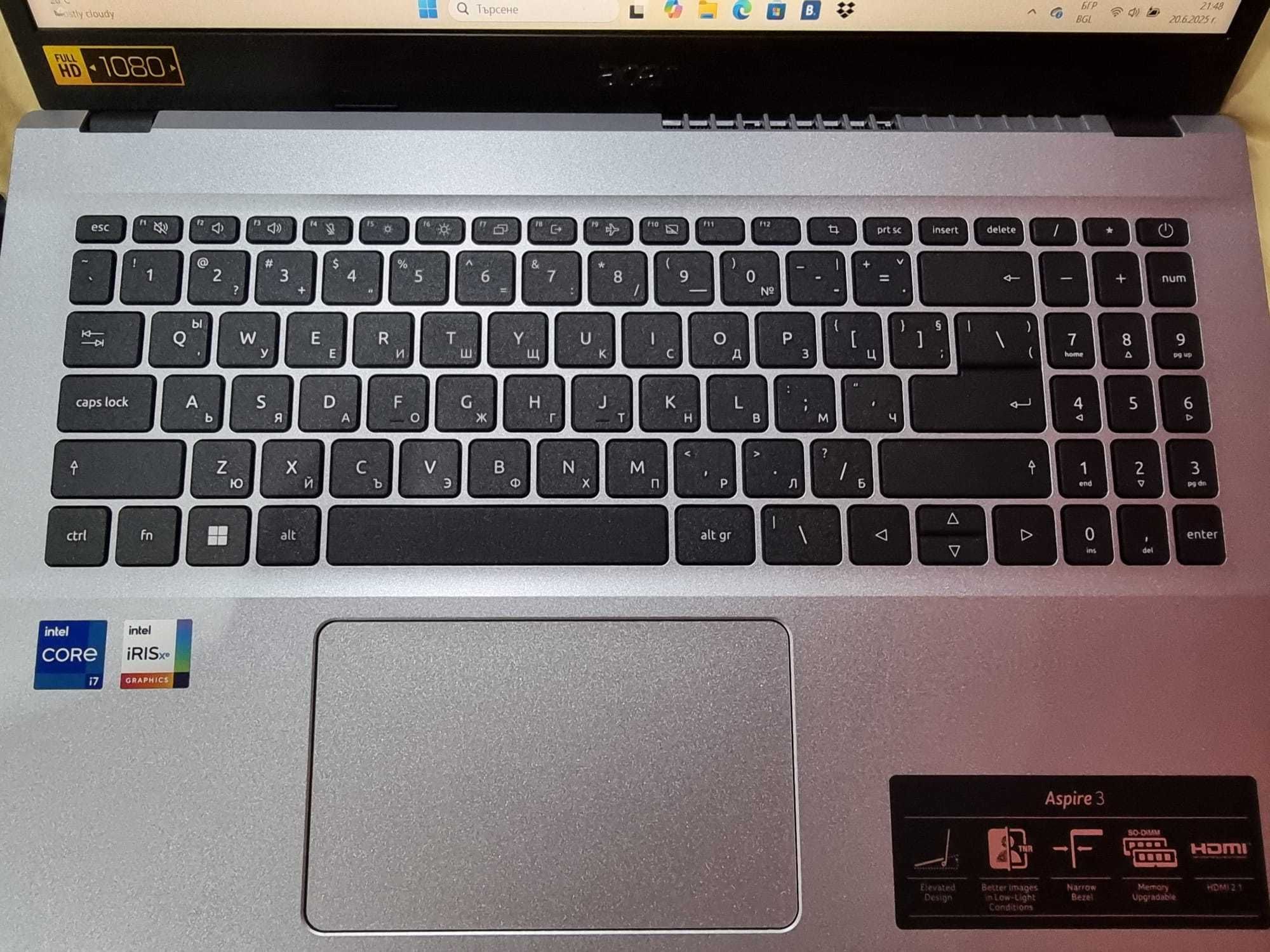 Лаптоп Acer aspire 3 A315-59-70C8