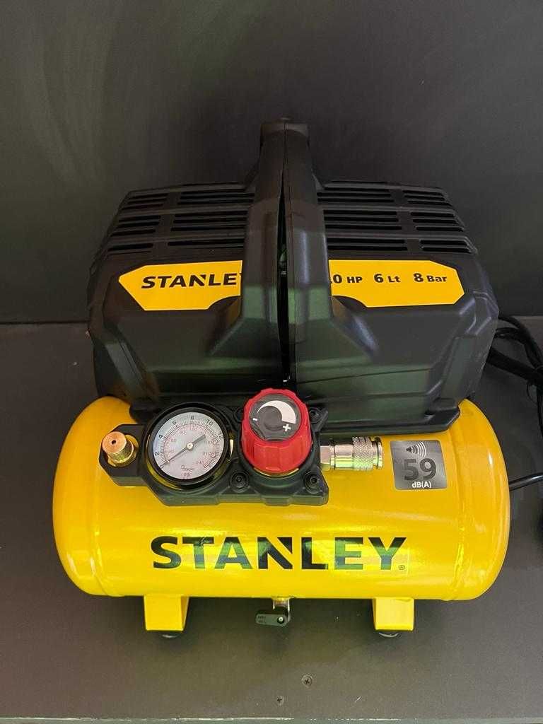 Compresor silentios fara ulei Stanley, tip SILTEK DST 100/8/6