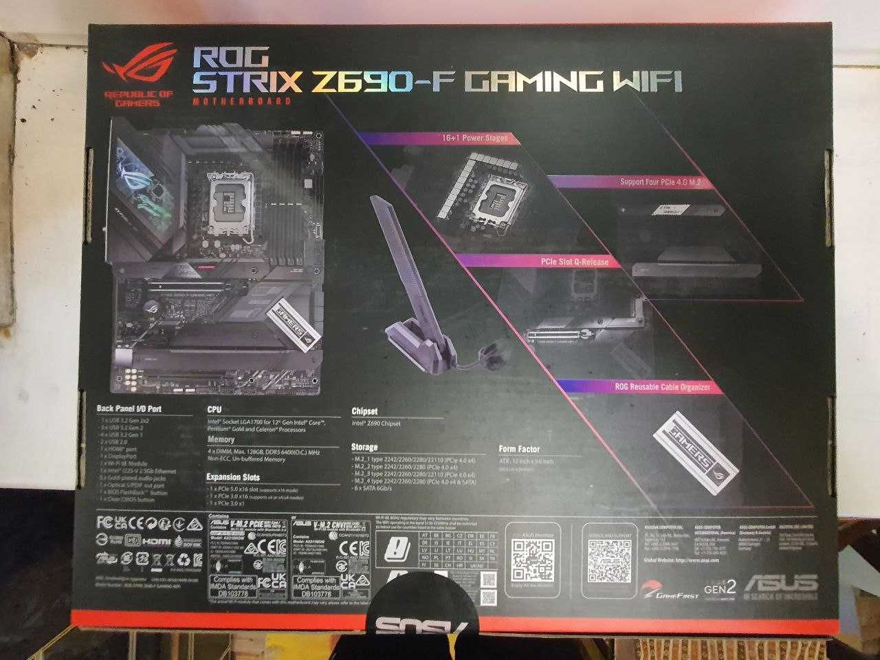 Материнская плата Asus Rog Strix Z690-F Gaming WIFI новая