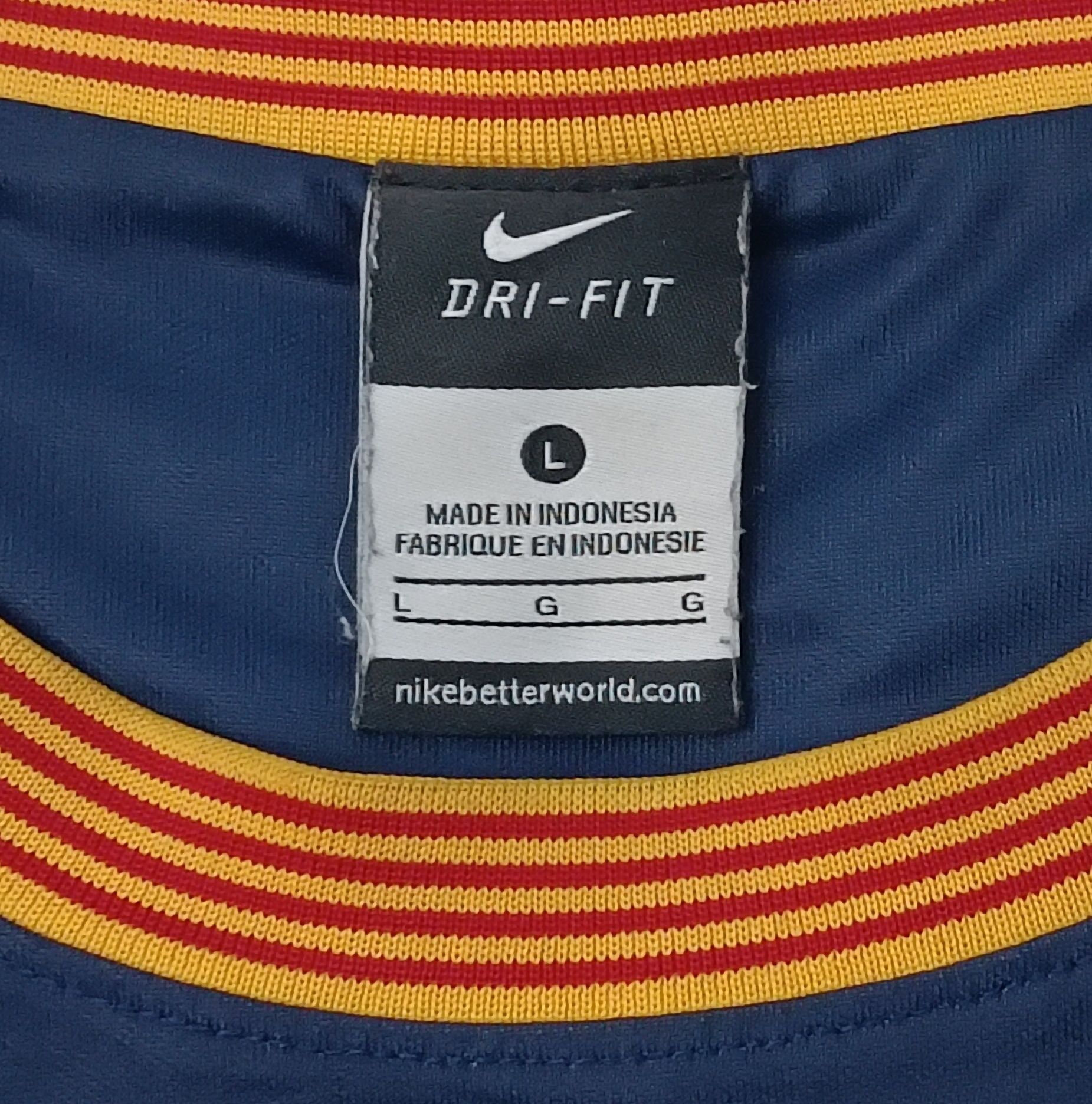 Nike DRI-FIT FC Barcelona Home Jersey оригинална тениска L Найк Барса