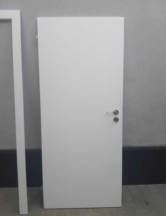 Интериорна врата бяла, 80/197 см.