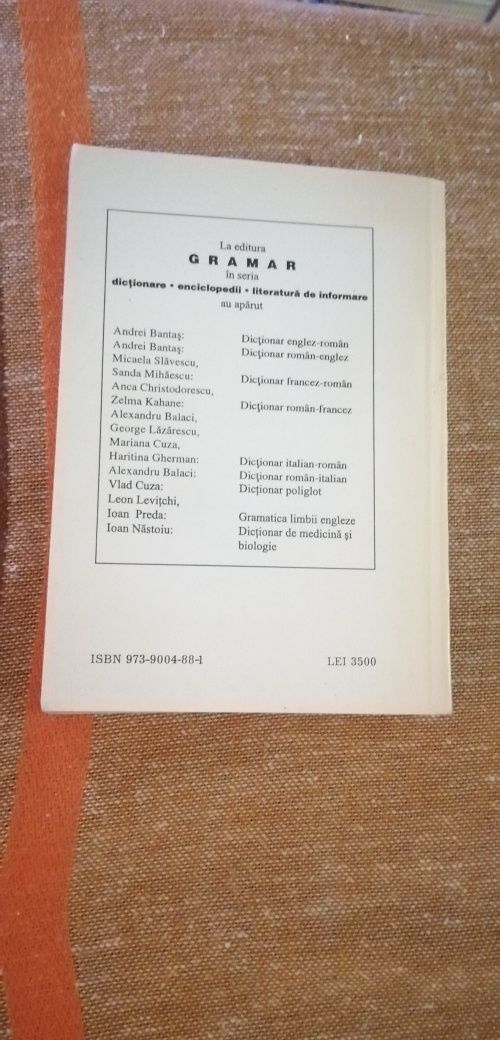 Gramatica limbii italiene, editia 1994