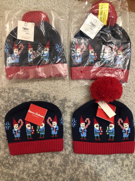 Шапки новогодние для фотосесии (органический хлопок)