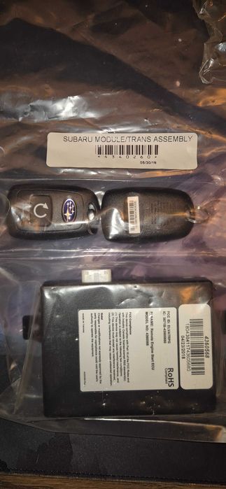 Pornire De La Distanta Motorului SUBARU IMPREZA / XV/CROSSTREK