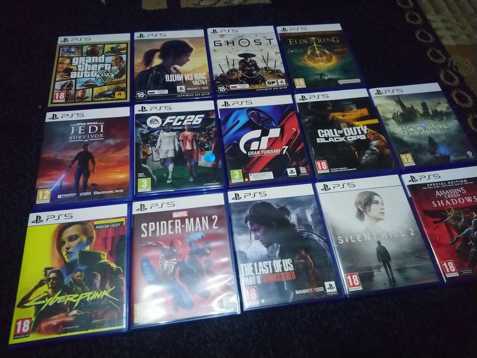 Продам игры для Playstation 5