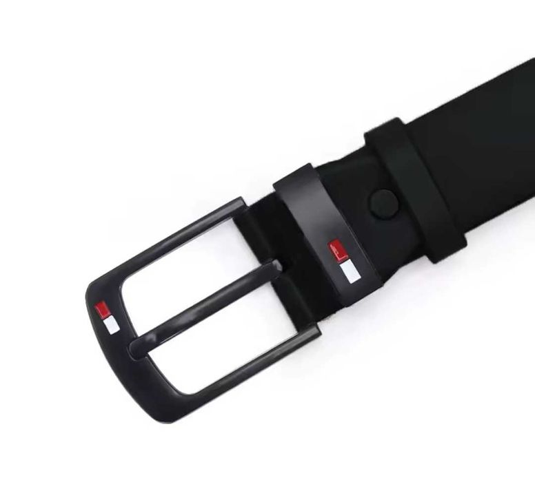 Curea Bărbați Tommy , Piele Ecologica -120cm ,neagra