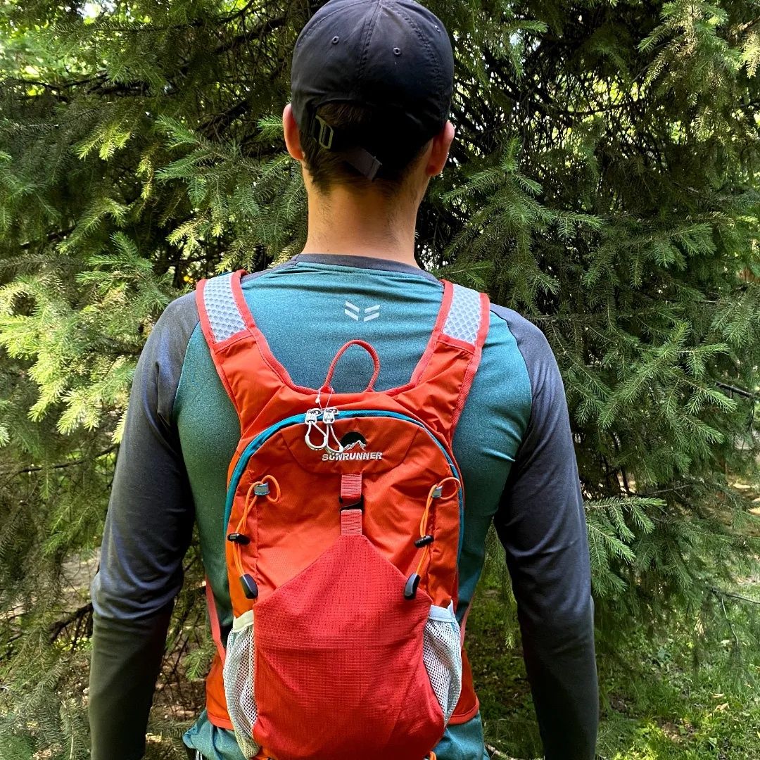 Рюкзак легкий с дышащей спинкой для похода, путешествий, беговой