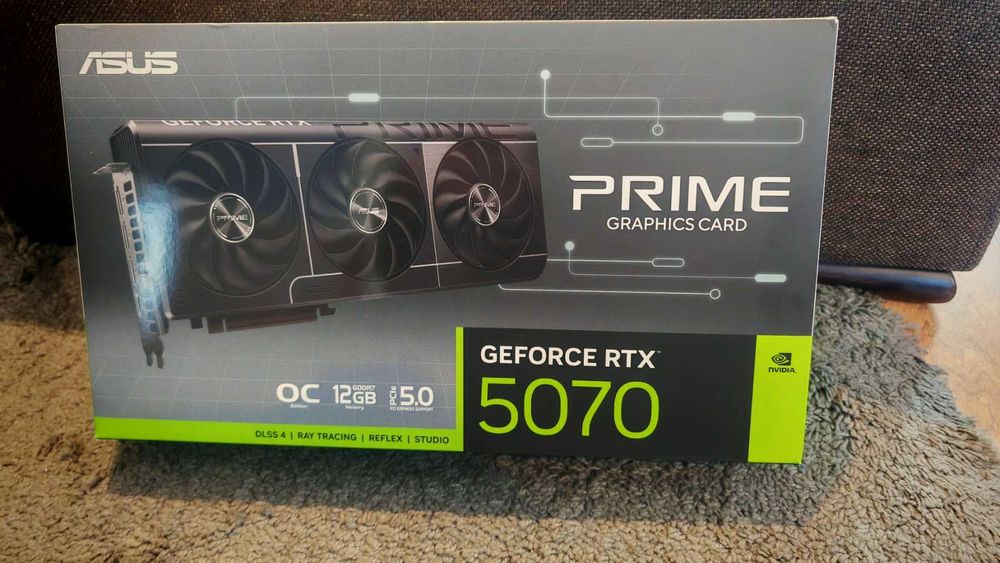 Видео карта ASUS GeForce RTX 5070 12GB PRIME OC DLSS 4