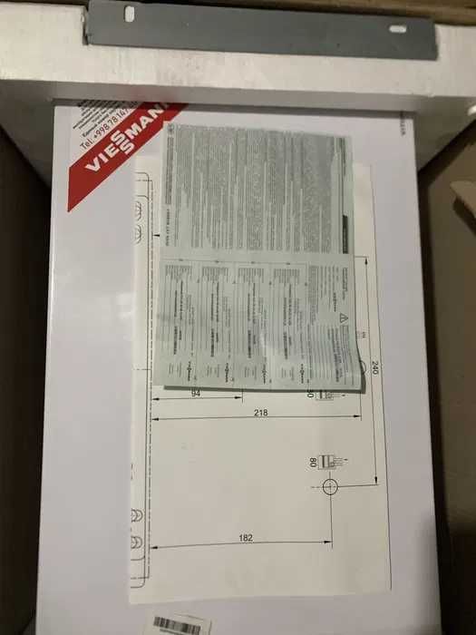 Двухконтурный котел Viessmann Vitopend-100W на 24кВт.