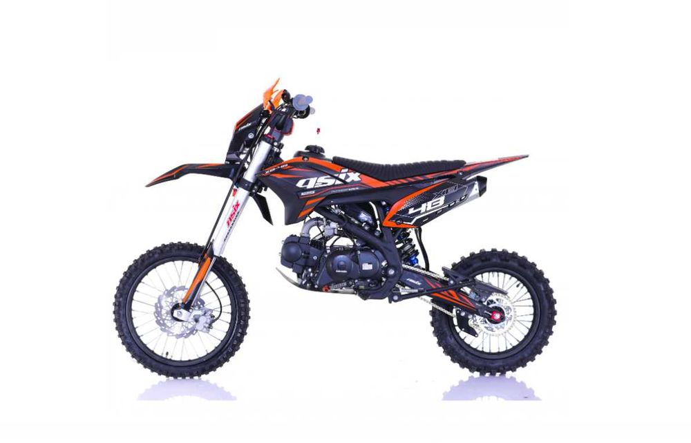 Motocicleta Enduro/Cross Asix XB48 125cc, 4T,17"/14",negru/portocaliu