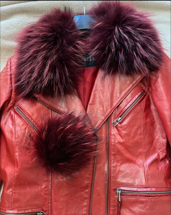 Яке естествина кожа и истиствин косъм лисица С размер