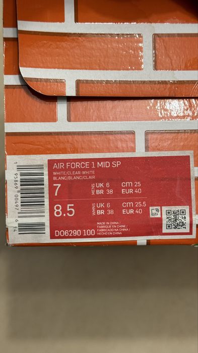 Nike Air force 1 mid Off White