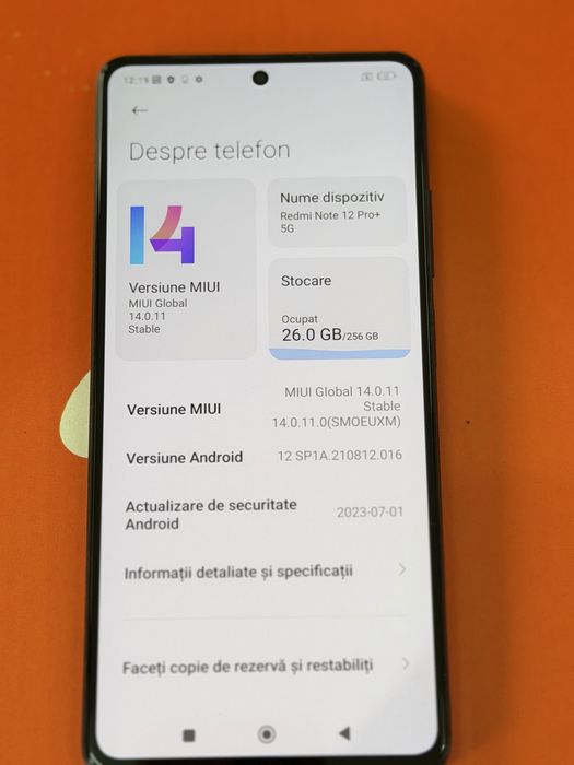 Xiaomi Redmi Note 12 Pro+ 5G Preț 900 lei fix