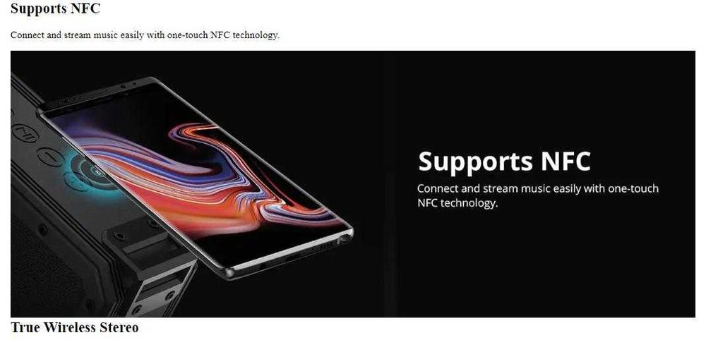 ТуризъмКъмпинг Kолона Tronsmart Force+ 40W 3D BASS ГласКонтрол TWS NFC