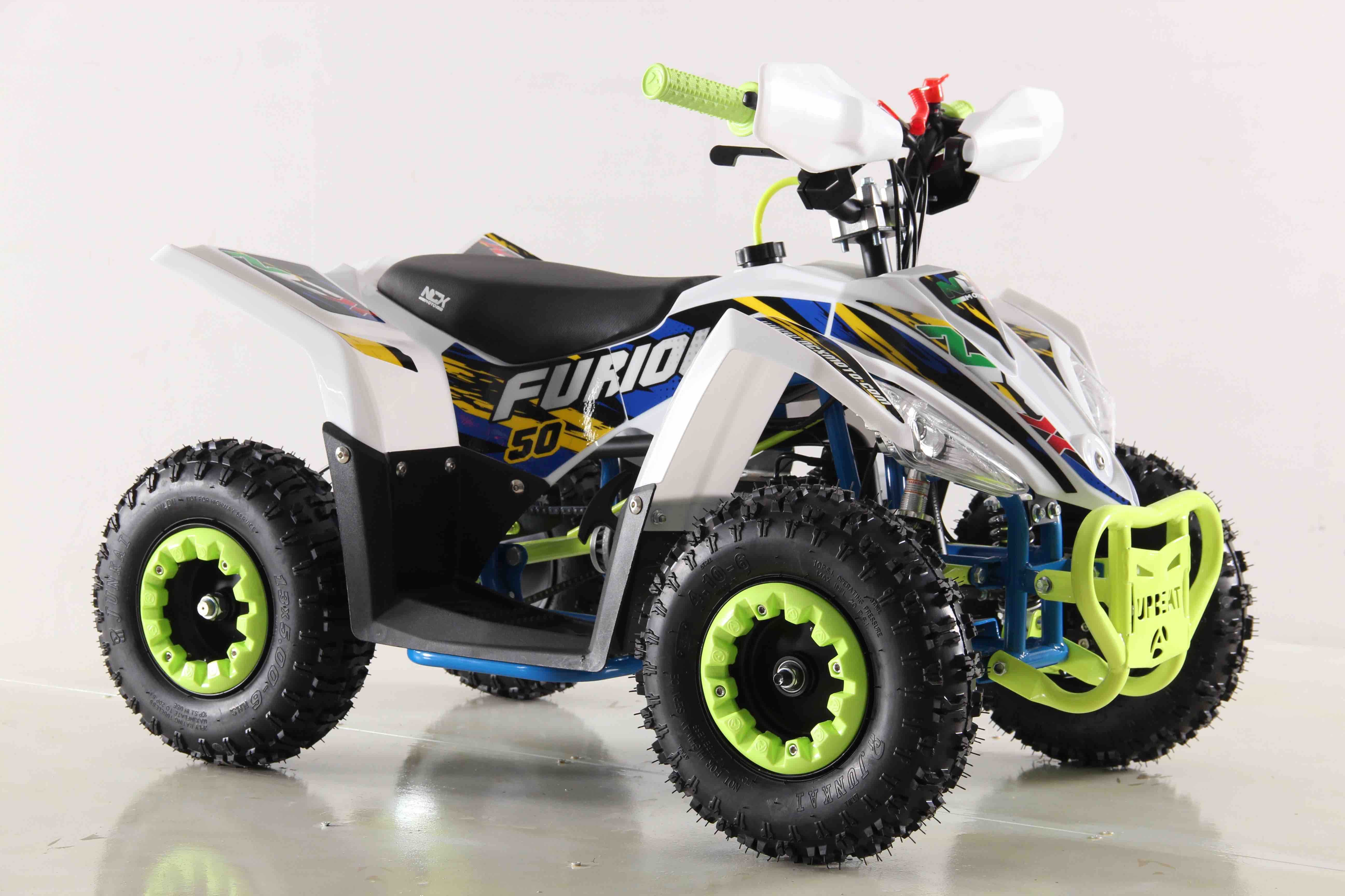 Atv copii NCX Furious 6" 50cc 2T benzina verde lemon