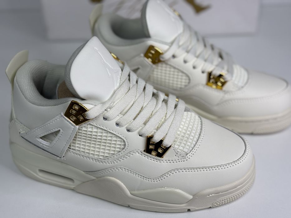 Jordan 4 Retro Sail Metallic Gold 36-40