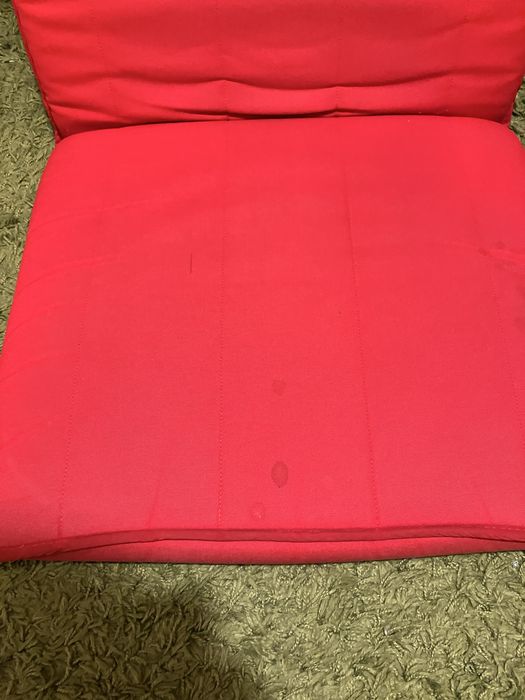 Червена възглавница за Poang кресло IKEA
