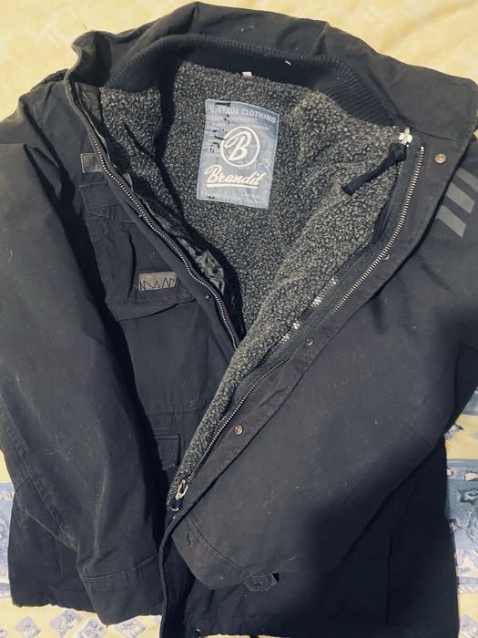 Jacheta/ Parka M 65, neagra cu mesada