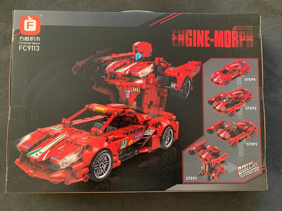 Нов Трансформиращ Конструктор Кола - Робот