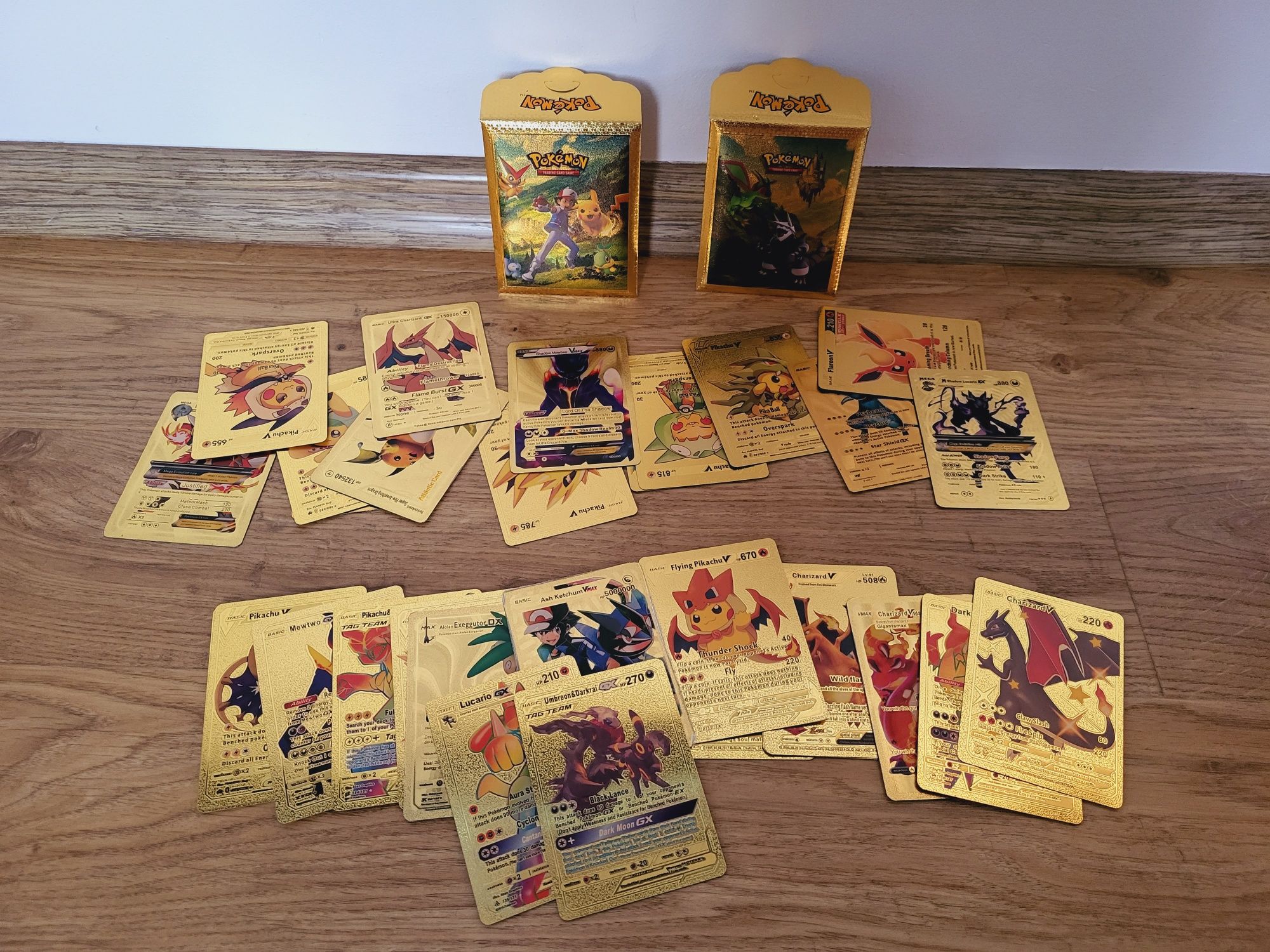330 Cartonase Pokemon + cutii depozitare