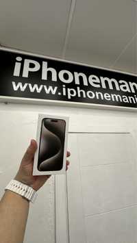 iphone 15 pro 128 gb. Titanium natural. Нов