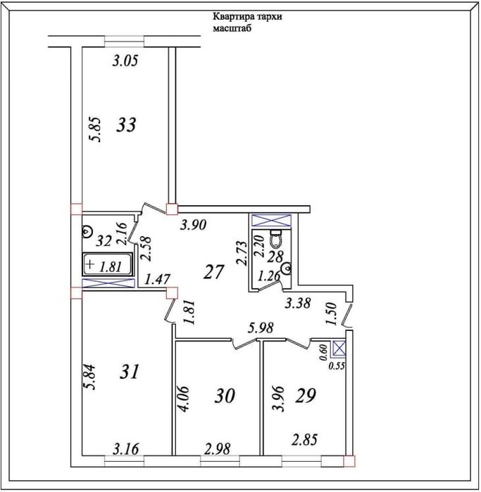 х Метро Хамза 3/10/10 Новостройка Чиланзар 3 квартал,Каробка,Продается