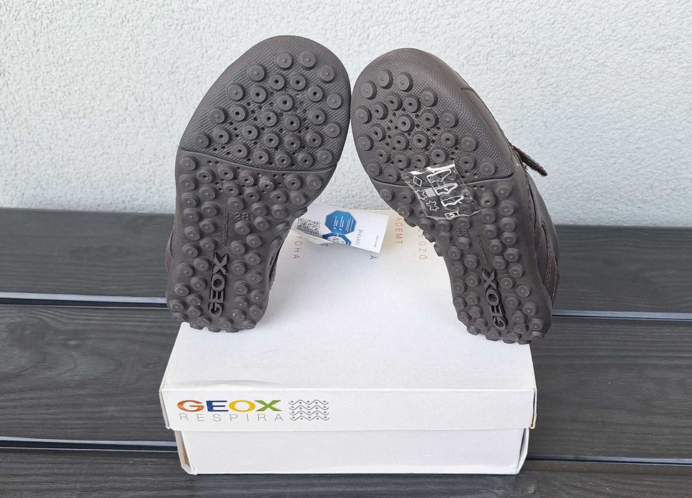 Pantofi piele Geox Respira, cu eticheta, masura 28