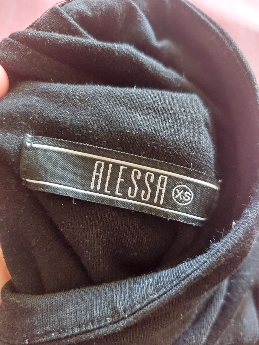 Черно боди alessa