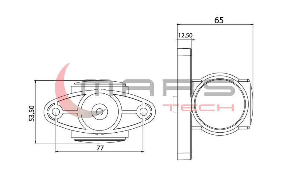 ЛЕД LED  диодни рогчета с три светлини 12/24V M720207