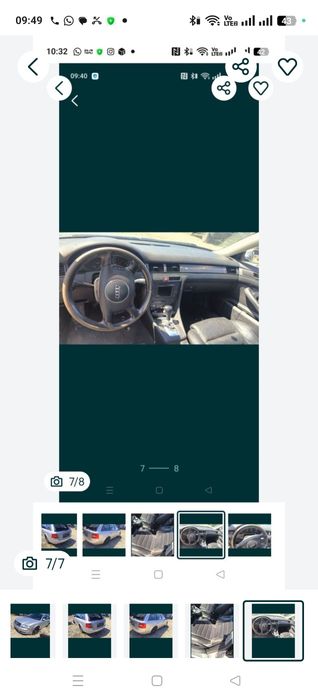 Piese motor cutie automata ușa bara faruri volanta audi A6 C5 2.5tdi