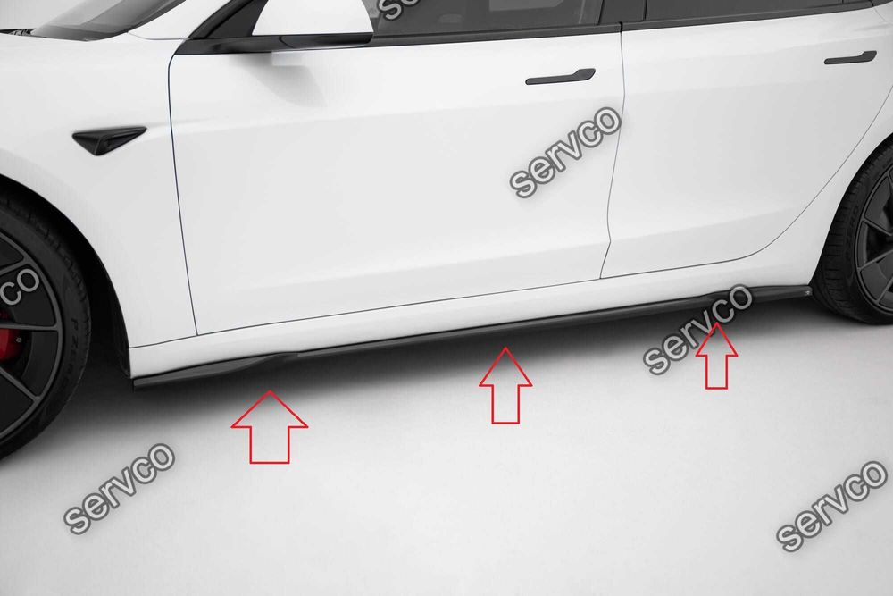 Praguri Tesla Model 3 Project Highland Facelift 2023- v4 Maxton Design